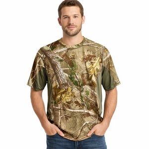 GAME WINNER REAL TREE Camo Performance Tee Hunting Western Size Medium